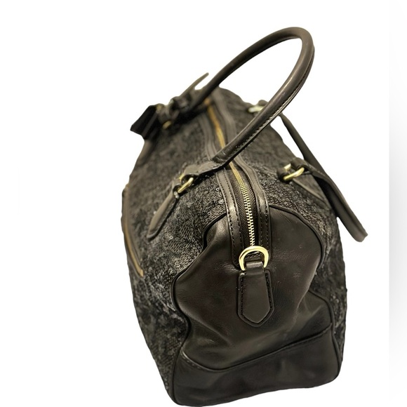 Coach Poppy Signature Sequin East West Satchel Limited Edition - Picture 7 of 17